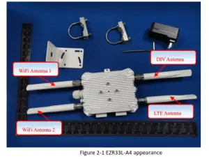 Ezen Network EZR33L A4 Outdoor 4G WiFi Router