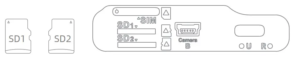 Jimilab JC450 series 4G AI Dashboard Camera- Memory card