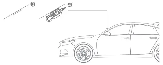 Jimilab JC450 series 4G AI Dashboard Camera- diagram