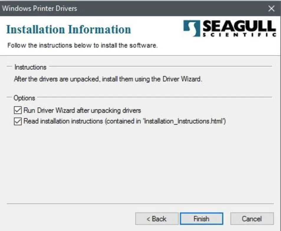 Installing a Plug and Play Printer Driver 03