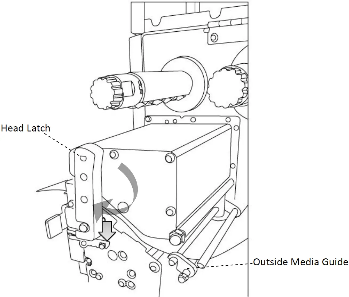 Load Media in Guillotine Cutter Mode 02