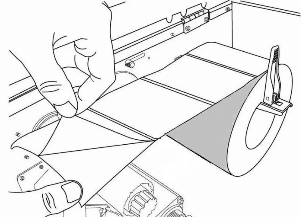 Load Media in Peel Off Mode 01