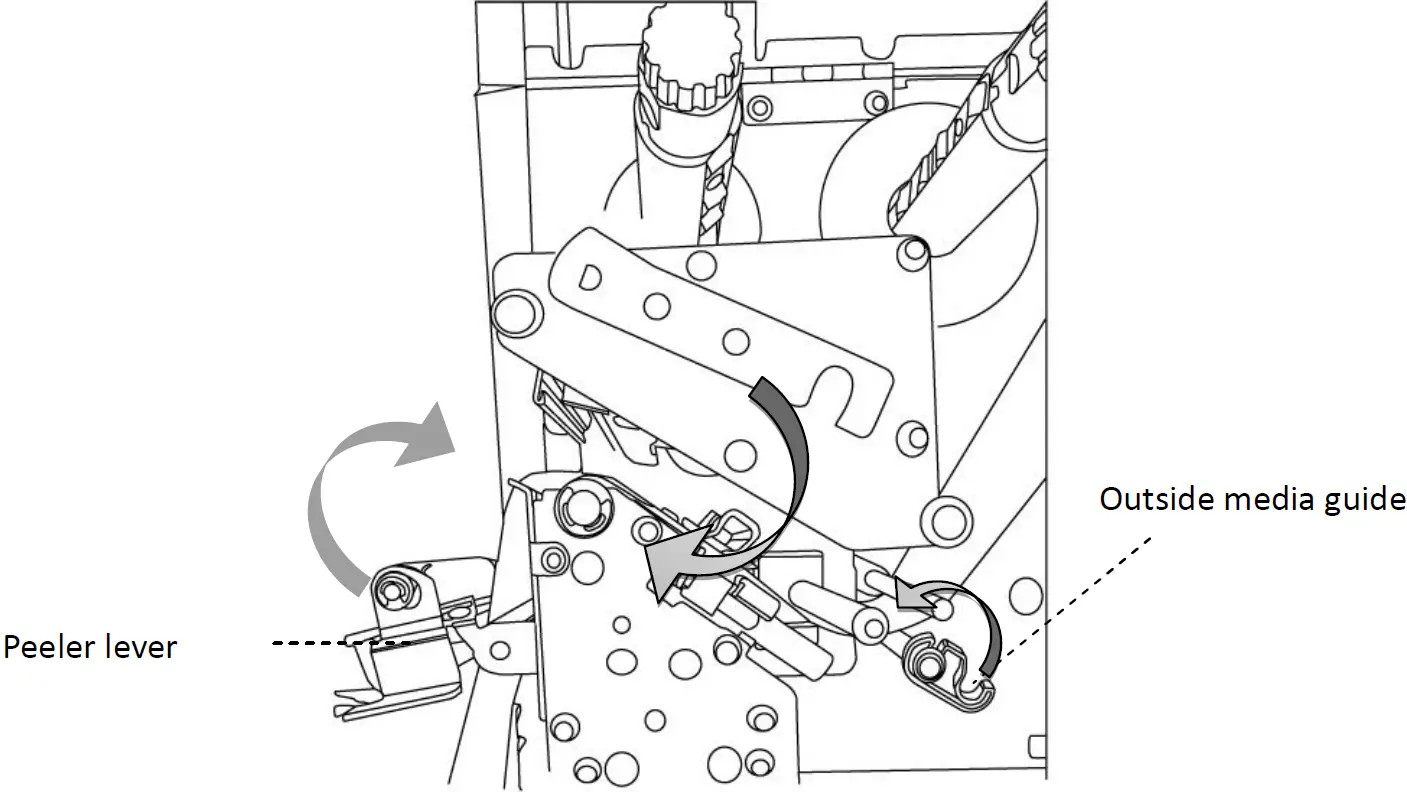 Load Media in Peel Off Mode 04