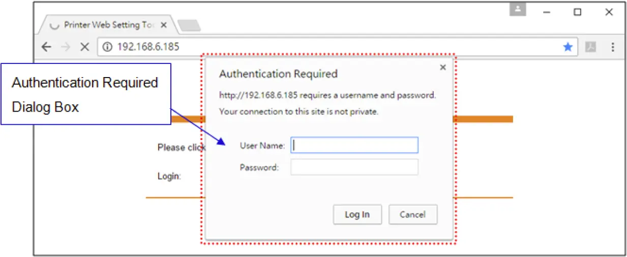 Logging in to the Web Setting Tool 02