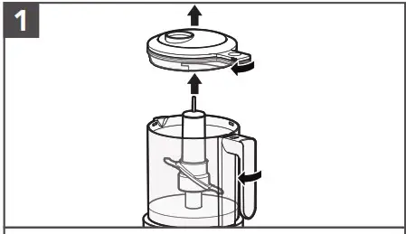 KitchenAid KFCB519 5 Cup Cordless Food Chopper- CARE AND CLEANING 1