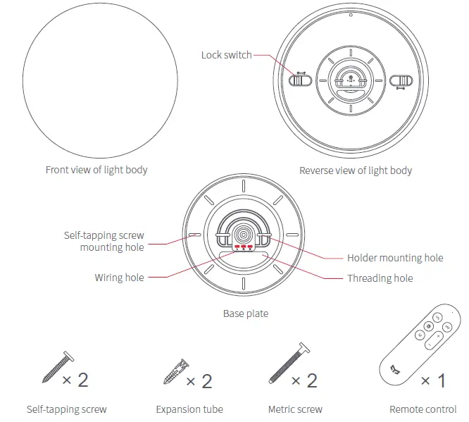 YEELIGHT YLXD031 Smart Ceiling Light A2001 fig 1