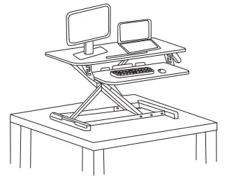 Sit and Stand Desktop
