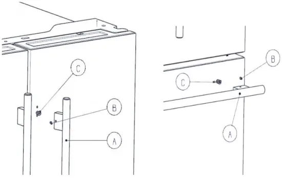 Installing the handles