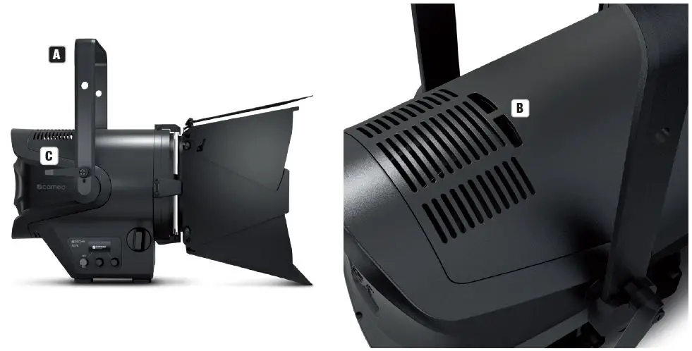 cameo CLF2FC F2 FC Professional High-Power Fresnel with RGBW LED-24