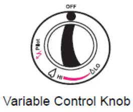 Oypla 3117 Table Top Gas Patio Heater- Variable Control