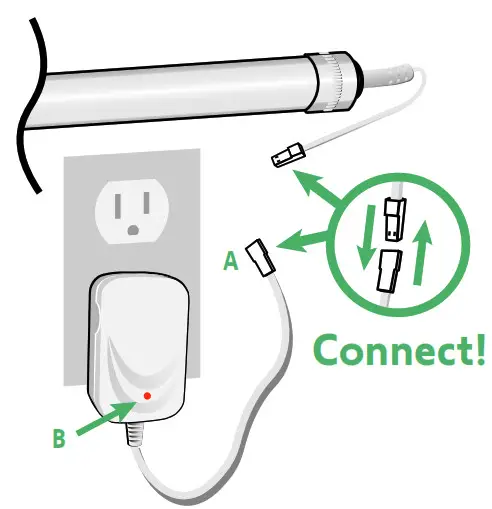 sOmfy 9018684 Rechargeable Battery Tube- Charging