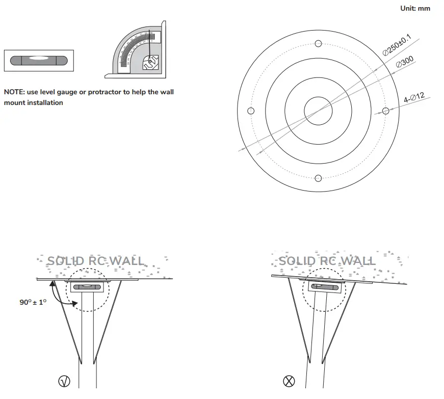 Neomounts FPMA-HAC100 Medical Ceiling Mount Instruction Manual - CEILING ASSEMBLY
