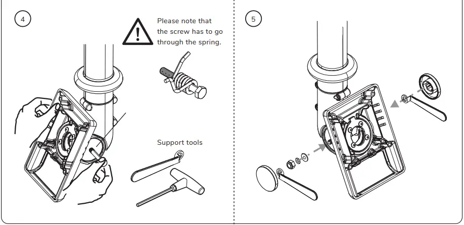 Neomounts FPMA-HAC100 Medical Ceiling Mount Instruction Manual - How to Install