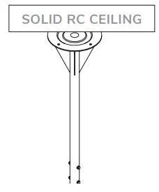 Neomounts FPMA-HAC100 Medical Ceiling Mount Instruction Manual - Make sure that the horizontal surface is substantial
