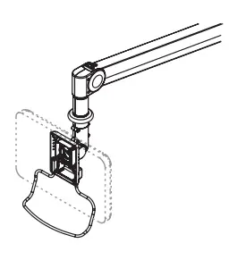 Neomounts FPMA-HAC100 Medical Ceiling Mount Instruction Manual - Monitors to be mounted should