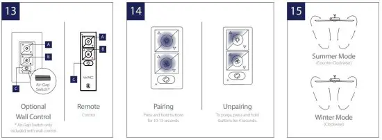 WAC LIGHTING 8 F 064 Mocha XL 8-Blade Smart Ceiling Fan - figure 17