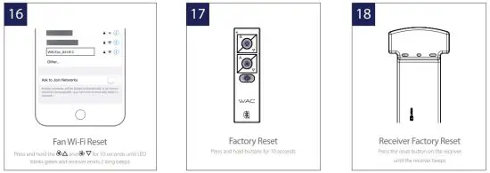 WAC LIGHTING 8 F 064 Mocha XL 8-Blade Smart Ceiling Fan - figure 19