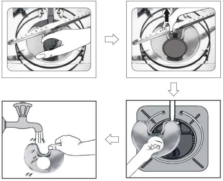 GE Appliances GBT640 Series GBT640SSPSS 24 Inch Built In Top Control Dishwasher - Care and cleaning
