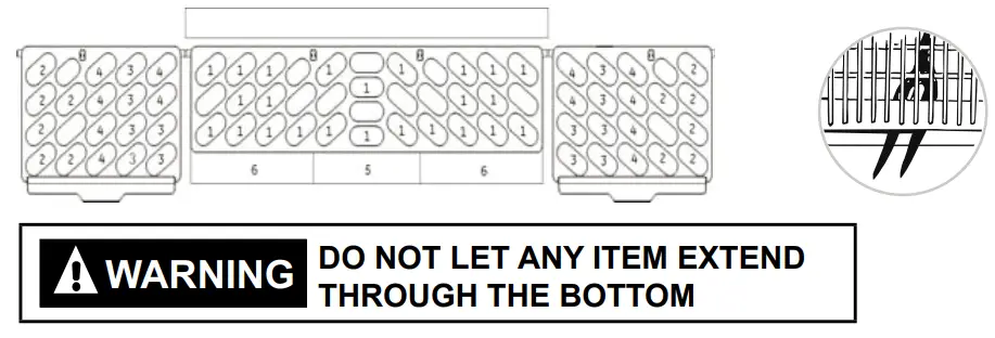 GE Appliances GBT640 Series GBT640SSPSS 24 Inch Built In Top Control Dishwasher - Silverware Basket