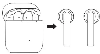 onn CE2128B Wireless Earphones - figure 3