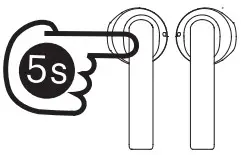 onn CE2128B Wireless Earphones - figure 5