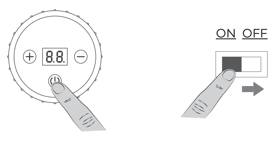 TAOTRONICS TT PCA004 Massage Gun - Switch 1
