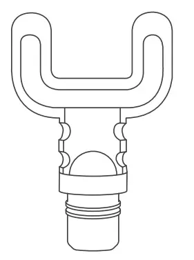 TAOTRONICS TT PCA004 Massage Gun - heads 5