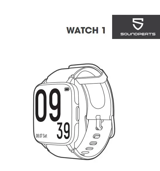 SOUNDPEATS Smart Sports WATCH 1 User Manual