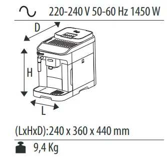 DeLonghi-ECAM29X.2Y-Magnifica-Evo-Automatic-Coffee-Maker-fig-13