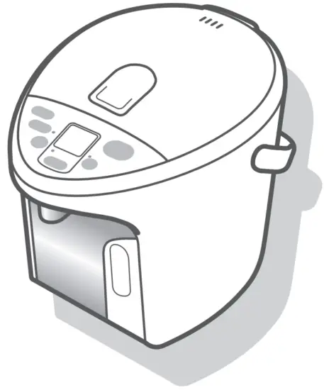 Panasonic NC HU401P Electric Thermo Pot