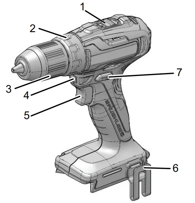 greenworks DD24L00 24V Brushless Cordless Drill Kit icon 8