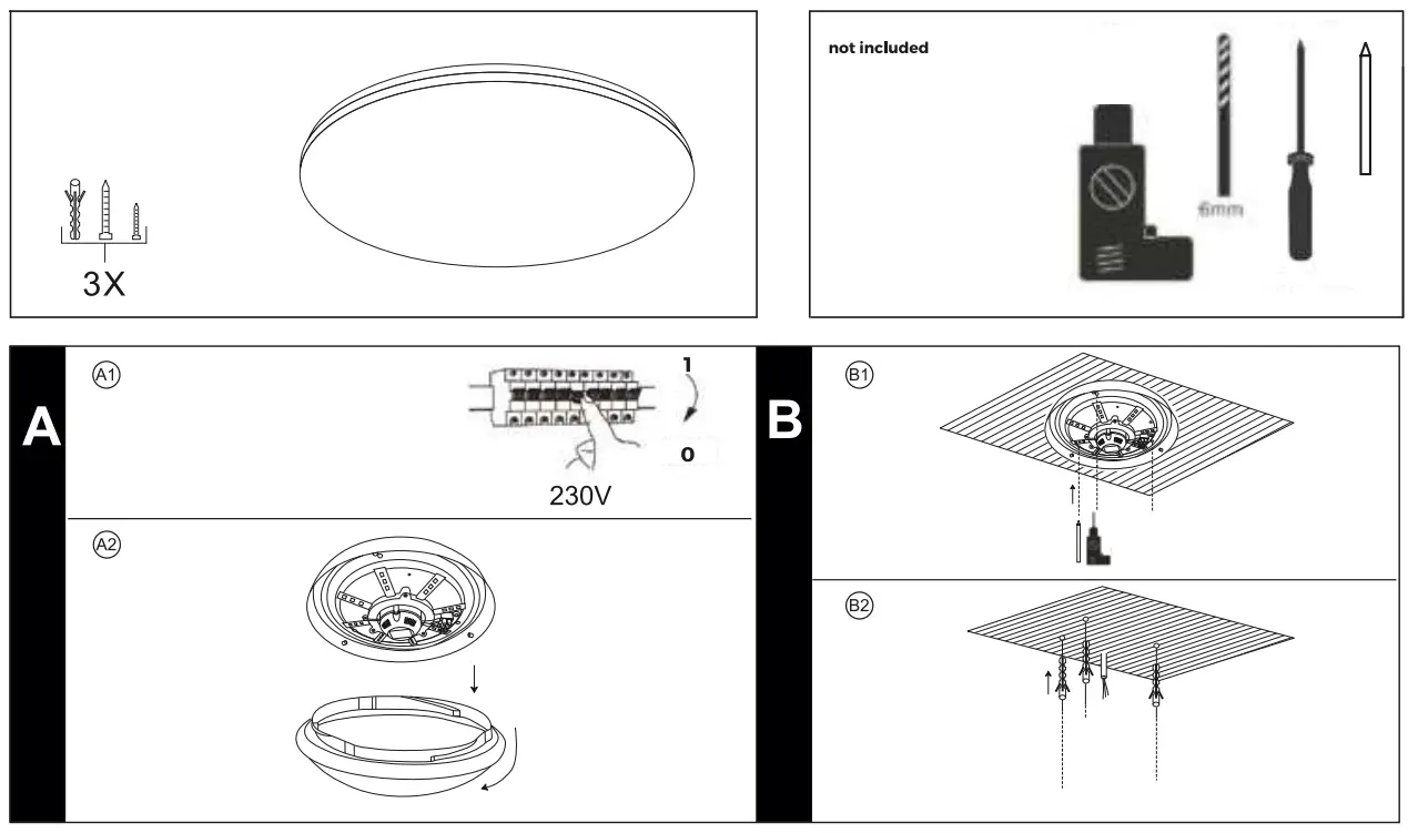idinio UFO 1400 WiFi LED Ceiling Lamp - fig