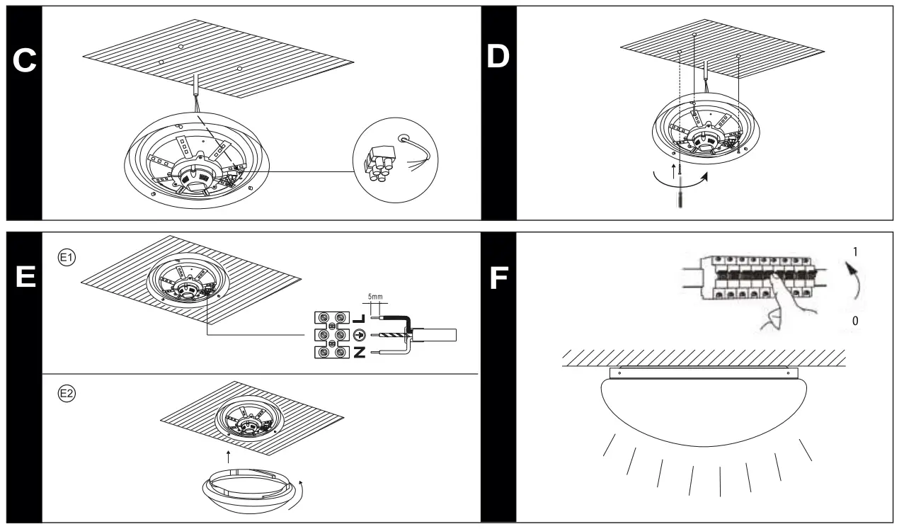 idinio UFO 1400 WiFi LED Ceiling Lamp - fig1