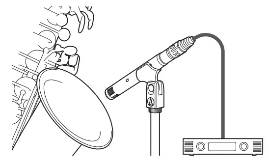 Connect to microphone