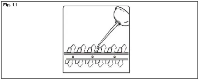 YARD FORCE 20V Cordless Pole Hedge Trimmer - Fig. 11