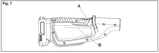 YARD FORCE 20V Cordless Pole Hedge Trimmer - Fig. 7