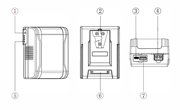 SWIT-MINO-S140-Rechargeable-Li-ion-Battery-fig-1