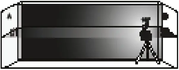 Milwaukee M12 3PL Plane Laser kit - CHECKING THE HEIGHT ACCURACY OF THE HORIZONTAL PLANE 4