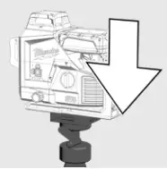 Milwaukee M12 3PL Plane Laser kit - WORKING IN MANUAL MODE 1