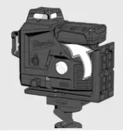 Milwaukee M12 3PL Plane Laser kit - WORKING IN MANUAL MODE 2