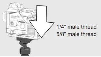 Milwaukee M12 3PL Plane Laser kit - WORKING IN SELF-LEVELING MODE 1