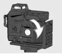 Milwaukee M12 3PL Plane Laser kit - WORKING IN SELF-LEVELING MODE 6