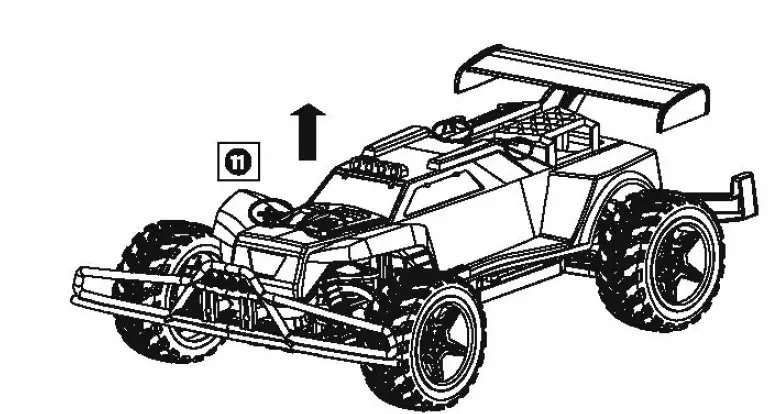 FAST LANE AD17271 Cyclone AX10 RC Car 22