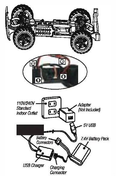 FAST LANE AD17271 Cyclone AX10 RC Car 23