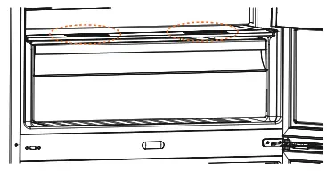 SHARP SJ-BA34CHXIE-EU Upright Standing Fridge-Freezers - Fresh dial