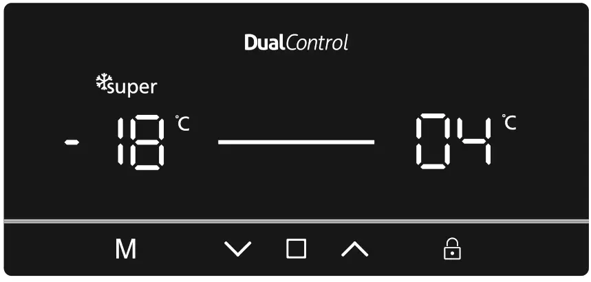 SHARP SJ-BA34CHXIE-EU Upright Standing Fridge-Freezers - Operating your Fridge Freezer