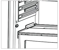 SHARP SJ-BA34CHXIE-EU Upright Standing Fridge-Freezers - Putting food