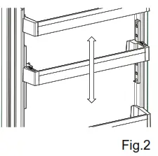 SHARP SJ-BA34CHXIE-EU Upright Standing Fridge-Freezers - fg2