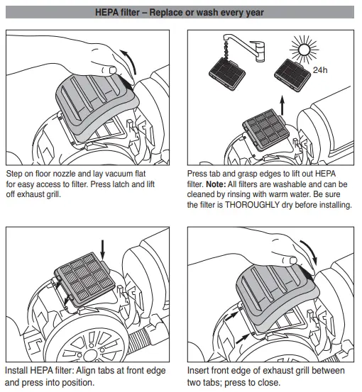 eureka NEU520 FloorRover Bagless Upright Pet Vacuum Cleaner-fig11