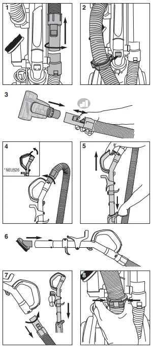 eureka NEU520 FloorRover Bagless Upright Pet Vacuum Cleaner-fig8
